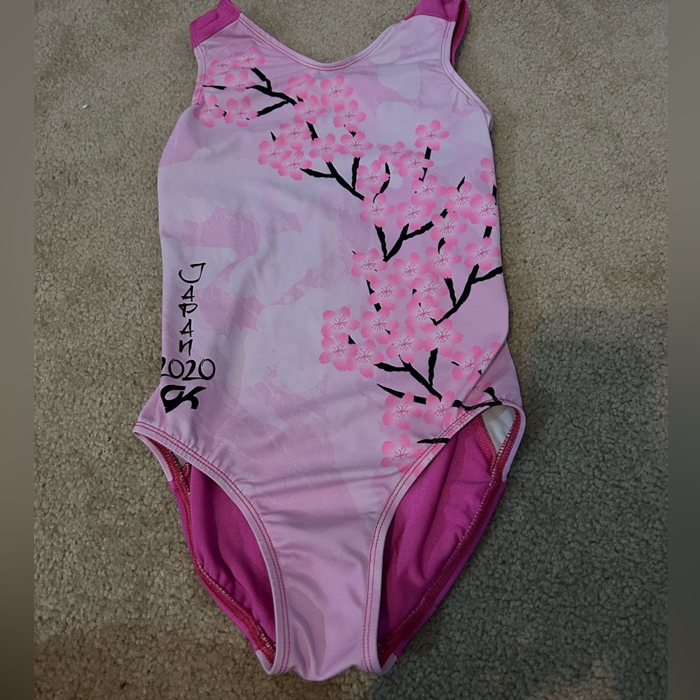 child large gymnastics leotard